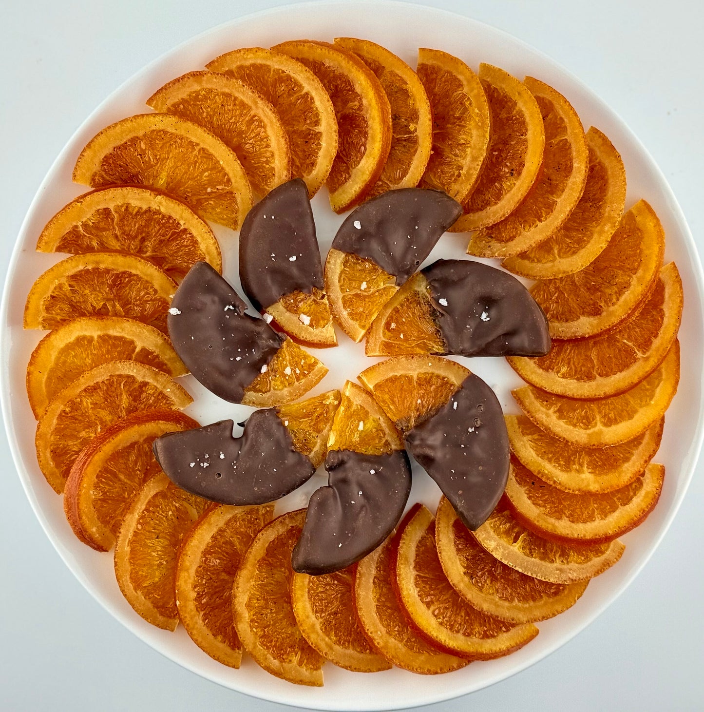 Chocolate Covered Candied Oranges