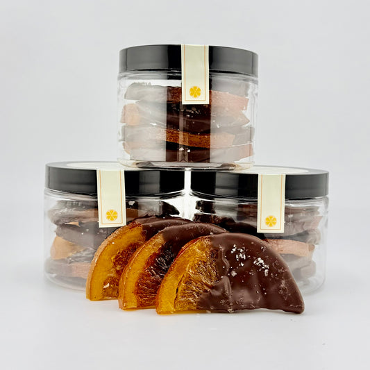 Chocolate Covered Candied Oranges