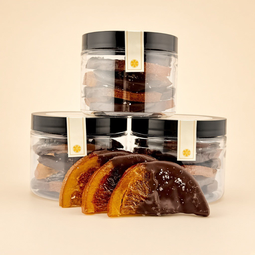 Chocolate Covered Candied Oranges